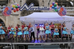 Kindergarde bei der Inthronisation der Narrhalle Prinzenpaare am Marienplatz in München 2019