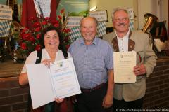 Evi Wolf,  Sepp Käser, Günter Buchner (von re. nach li.)