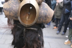 Krampuslauf über den Christkindlmarkt am Marienplatz in München 2019