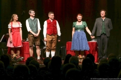 Ulrike Straub, Matthias Raggl, Daniel Zacher, Petra Auer, Winnie Frey (von li. nach re.),  Lena Christ Lesung "Erinnerung einer Rumplhanni" mit Winnie Frey und Petra