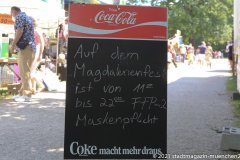 Magdalenenfest im Hirschgarten in München 2021