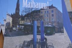 Haidhausen hat wieder einen Maibaum. Maibaumaufstellen am Wiener Platz in München 2023