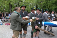 Maibaum im Augustiner Keller 2018