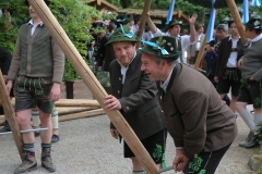 Maibaum im Augustiner Keller 2018