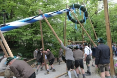 Maibaum im Augustiner Keller 2018