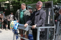 Maibaum im Augustiner Keller 2018