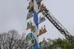 Maibaum Sendling-Westpark am Luise-Kieselbach-Platz in München 2023