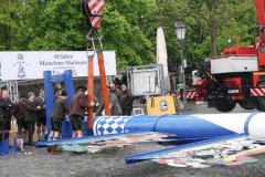 60 Jahre Maibaum am Viktualienmarkt in München 2022