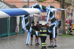 60 Jahre Maibaum am Viktualienmarkt in München 2022