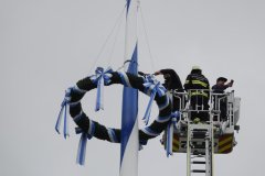 60 Jahre Maibaum am Viktualienmarkt in München 2022