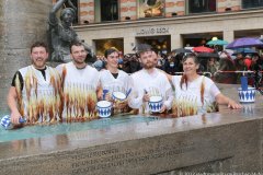 Metzgersprung am Fischbrunnen in München 2022