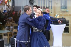 Leonard I. und Elisabeth II., Narrhalla bei  Lichtblick Hasenbergl 2022