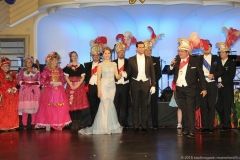 Prinzenpaar 2019 Sarah I., und Fabrician I., Narrhalla Gala Tanznacht Münchner Leben im Hotel Bayerischer Hof in München 2018