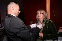 Christopher I. und Yvonne Heckl, Das Prinzenpaar der Schausteller und Marktkaufleute Christopher I. und Nina I. am Oidn Wiesnball im Deutschen Theater in München 2023