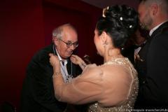 Richard Quaas und Nina I., Das Prinzenpaar der Schausteller und Marktkaufleute Christopher I. und Nina I. am Oidn Wiesnball im Deutschen Theater in München 2023