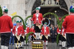 Stefan Schiedermeier, Schäfflertanz am Marienplatz in München 2022