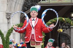 Stefan Schiedermeier, Schäfflertanz am Marienplatz in München 2022