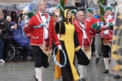 Schäfflertanz am Marienplatz in München 2022