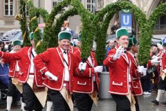 Schäfflertanz am Marienplatz in München 2022