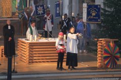 Erste Schunkelmesse mit Pfarrer Schiessler in St. Maximilian in München 2020