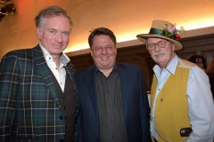 Christian Springer, Helmut Schleich, Wolfgang Prinz, Sigi Sommer Taler für Günter Grünwald im Wirtshaus zum Schlachthof in München 2017