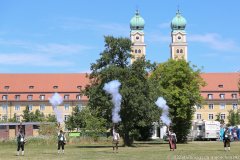 Haderner Böllerschützen, Sommerfest am Luise-Kieselbach-Platz in München 2022