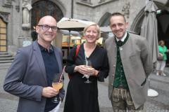 Alexander Egger (re.), Sommerfest der Innenstadtwirte im Rathaus Prunkhof in München 2023