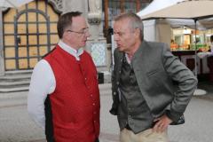 Peter Wieser und gregor Lemke (re.=), Sommerfest der Innenstadtwirte im Rathaus Prunkhof in München 2023