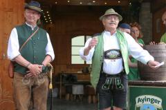 Norbert Schußmann und Otto Seidl 8re.), Sommerfest am Luise-Kieselbach-Platz in München 2023