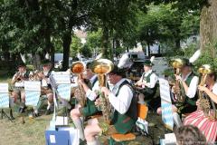 Unterbrunner Blaskapelle, Sommerfest am Luise-Kieselbach-Platz in München 2023