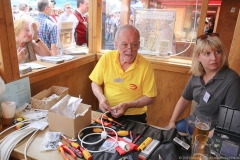 Handwerkerdorf am Odeonsplatz beim Stadtgründungsfest in München 2019