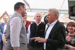 Dieter Reiter (re.), Handwerkerdorf am Odeonsplatz beim Stadtgründungsfest in München 2019