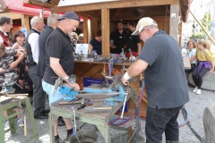 Handwerkerdorf am Odeonsplatz beim Stadtgründungsfest in München 2019