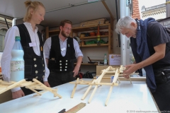 Handwerkerdorf am Odeonsplatz beim Stadtgründungsfest in München 2019