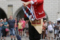 Reifenschwung  Stefan Schiedermeier, Stadtgründungsfest am Marienplatz in München 2019