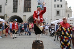 Reifenschwung  Stefan Schiedermeier, Stadtgründungsfest am Marienplatz in München 2019