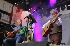 Dieter Reiter und Paul Daly (re.), Stadtgründungsfest am Marienplatz in München 2019