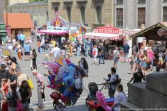 Handwerkerdorf am Stadtgründungsfest am Odeonsplatz in München 2023