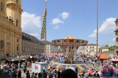 Handwerkerdorf am Stadtgründungsfest am Odeonsplatz in München 2023