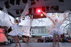 Narrhalla beim Tanz der Marktweiber am Viktualienmarkt in München 2020