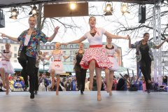 Narrhalla beim Tanz der Marktweiber am Viktualienmarkt in München 2020