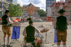 Happy Bavarians, Trachtival im Werksviertel hinter dem Ostbahnhof in München 2021