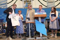 Markus Blume, Friederike Steinberger, Dr. Markus Söder, Wolfgang Stefinger, Tina Pickert (von li. n. re.)