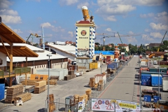 Wiesn Aufbau 2016