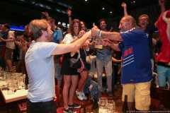 Public Viewing  WM Finale Frankreich - Kroatien am Nockherberg in München 2018