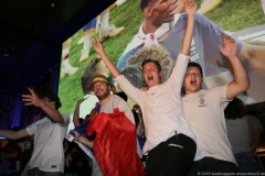 Public Viewing  WM Finale Frankreich - Kroatien am Nockherberg in München 2018