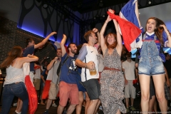 Public Viewing  WM Finale Frankreich - Kroatien am Nockherberg in München 2018