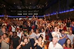 Public Viewing  WM Finale Frankreich - Kroatien am Nockherberg in München 2018