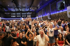 Public Viewing  WM Finale Frankreich - Kroatien am Nockherberg in München 2018