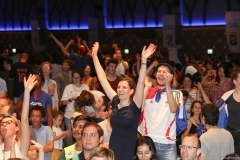 Public Viewing  WM Finale Frankreich - Kroatien am Nockherberg in München 2018